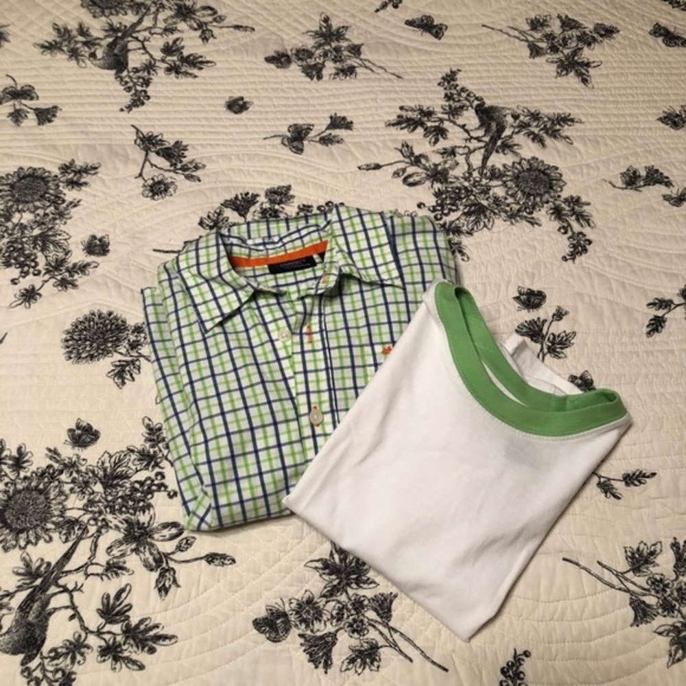 Authentic Graphite boys dress shirt & t-shirt New